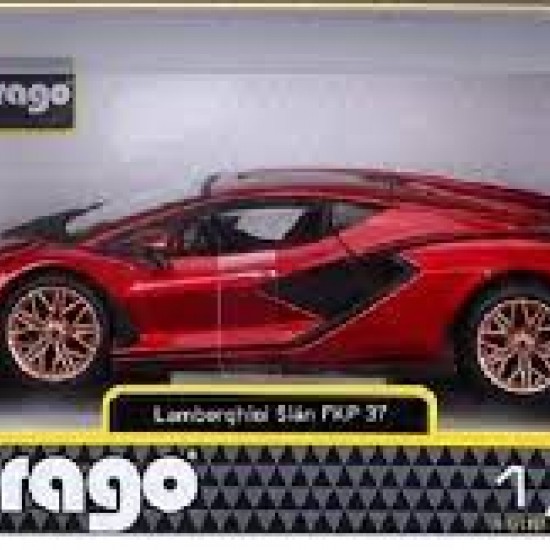 Автомобиль Bburago 1:24 Lamborghini Sián FKP 37 (18-21099) red
