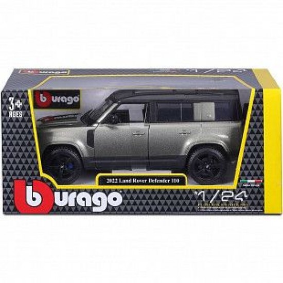 Автомобиль Bburago 1:24 Land Rover Defender [2022] (18-21101) green