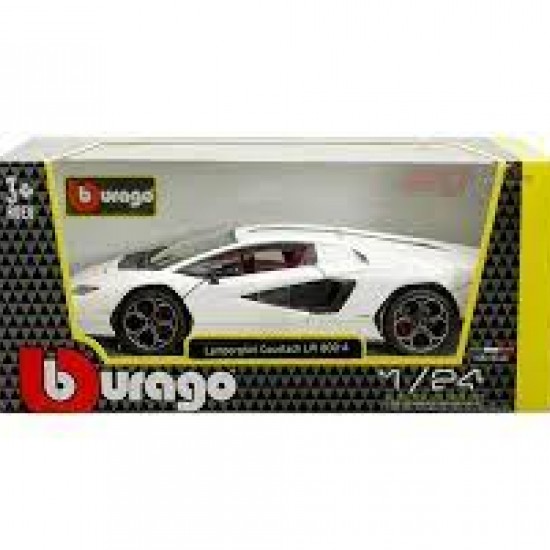Автомобиль Bburago 1:24 Lamborghini Countach LPI 800-4 (18-21102) white