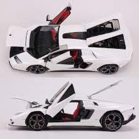 Автомобиль Bburago 1:24 Lamborghini Countach LPI 800-4 (18-21102) white