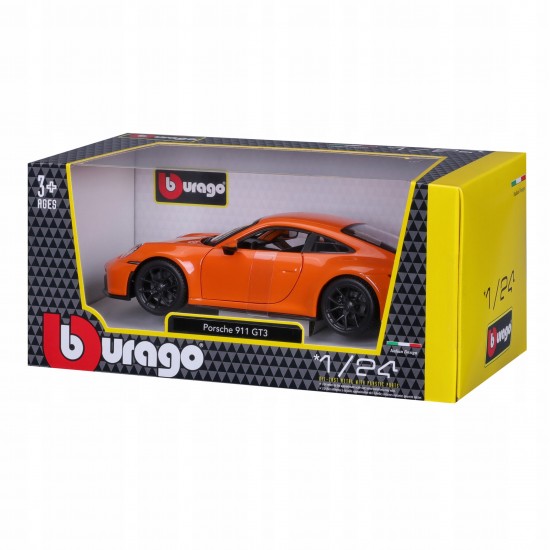 Автомобиль Bburago 1:24 Porsche 911 GT3 (18-21104) orange