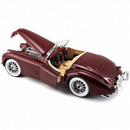 Автомобиль Bburago 1:24 Jaguar Xk 120 Roadster [1951] (18-22018) red