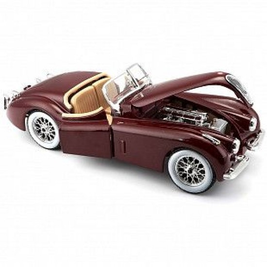 Автомобиль Bburago 1:24 Jaguar Xk 120 Roadster [1951] (18-22018) red
