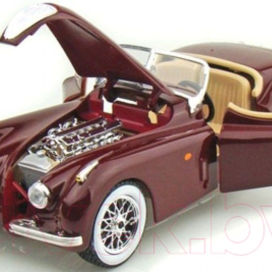 Автомобиль Bburago 1:24 Jaguar Xk 120 Roadster [1951] (18-22018) red