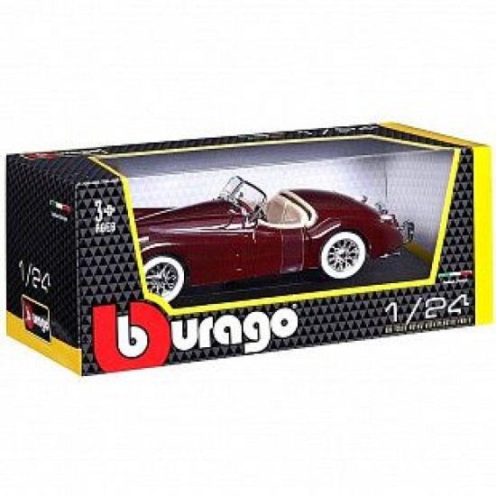 Автомобиль Bburago 1:24 Jaguar Xk 120 Roadster [1951] (18-22018) red