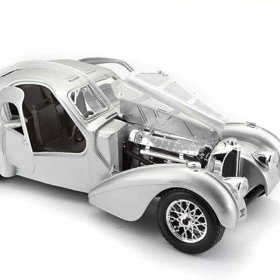 Автомобиль Bburago 1:24 Bugatti Atlantic (18-22092) silver