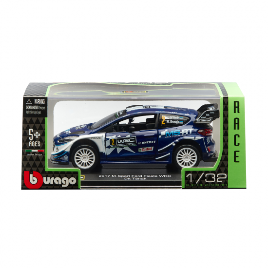 Автомобиль Bburago 1:32 RACING M-Sport Ford Fiesta WRC [2017] (18-41052)