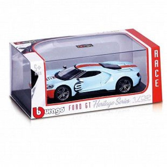 Автомобиль Bburago 1:32 RACING Ford GT Heritage Edition [2019] (18-41164)