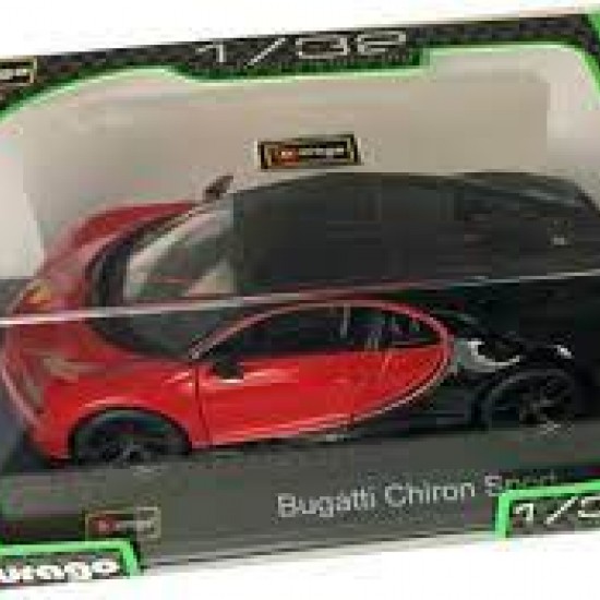 Автомобиль Bburago 1:32 Bugatti Chiron Sport (18-42029) red