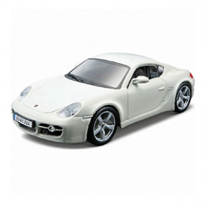 Автомобиль Bburago 1:32 Porsche Cayman S (18-43003) white