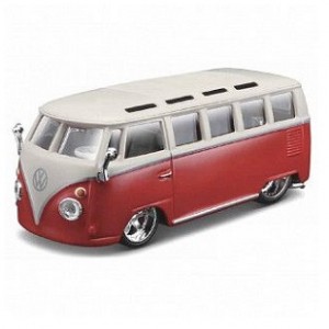 Автомобиль Bburago 1:32 Volkswagen Van Samba (18-43048) red