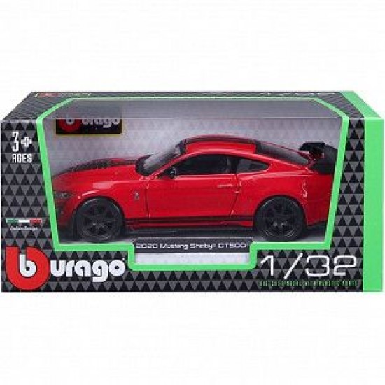 Автомобиль Bburago 1:32 Ford Shelby GT500 [2020] (18-43050) red