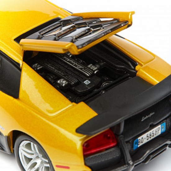 Автомобиль Bburago 1:32 Lamborghini Murcielago LP 670-4 SV (18-43052) yellow