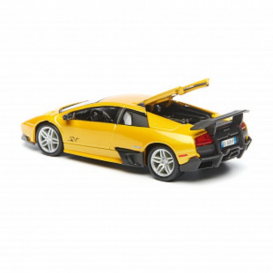Автомобиль Bburago 1:32 Lamborghini Murcielago LP 670-4 SV (18-43052) yellow