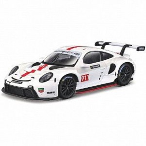 Автомобиль Bburago 1:43 RACING Porsche 911 RSR (18-38302) white