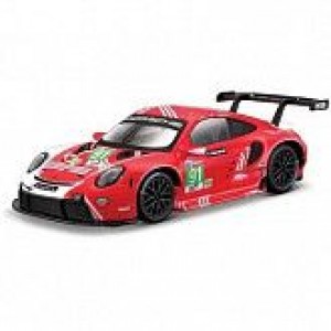 Автомобиль Bburago 1:43 RACING Porsche 911 RSR LM 2020 (18-38308) red