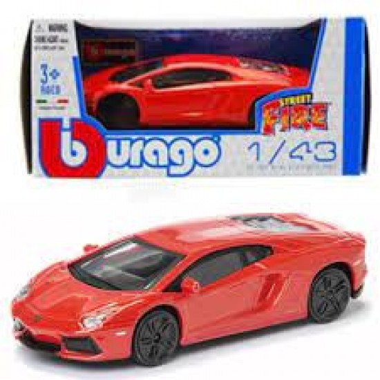 Автомобиль Bburago 1:43 Lamborghini Aventador LP 700-4 (18-30000/18-30231) orange