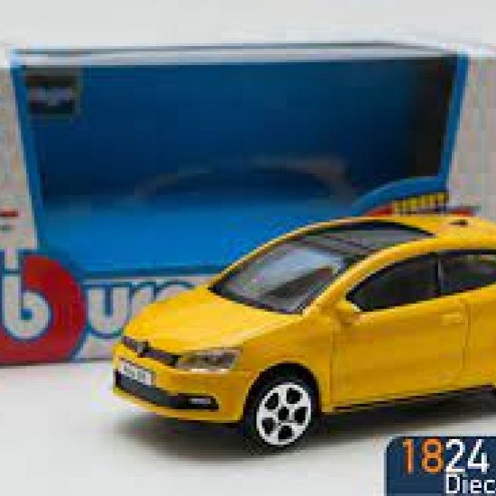 Автомобиль Bburago 1:43 Volkswagen Polo GTI Mark 5 (18-30000/18-30233) yellow