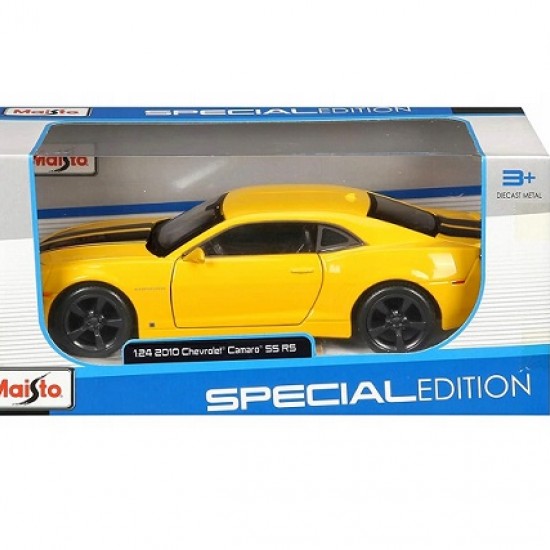 Автомобиль Maisto 1:18 Chevrolet Camaro RS [2010] (31173) yellow
