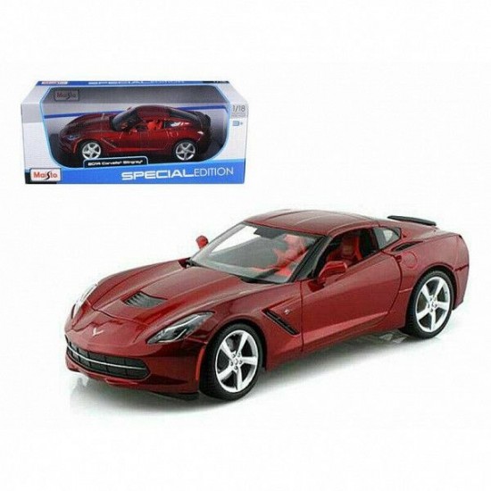 Автомобиль Maisto 1:18 Chevrolet Corvette Stingray [2014] (31182) red