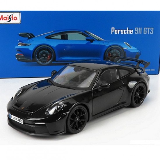 Автомобиль Maisto 1:18 Porsche 911 GT3 [2022] (31458) black