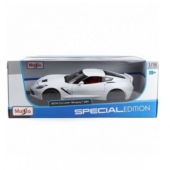 Автомобиль Maisto 1:18 Chevrolet Corvette Stingray Z51 (31677) white