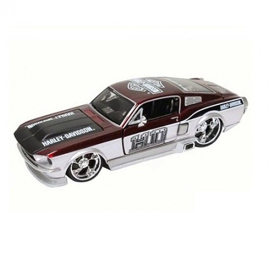 Автомобиль Maisto 1:24 HD Ford Mustang GT [1967] (32168) red 