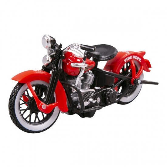 Автомобиль Maisto 1:24 HD Ford F-1 Пикап [1948] "Пожарная" с мотоциклом  (32191)