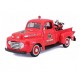 Автомобиль Maisto 1:24 HD Ford F-1 Пикап [1948] "Пожарная" с мотоциклом  (32191)