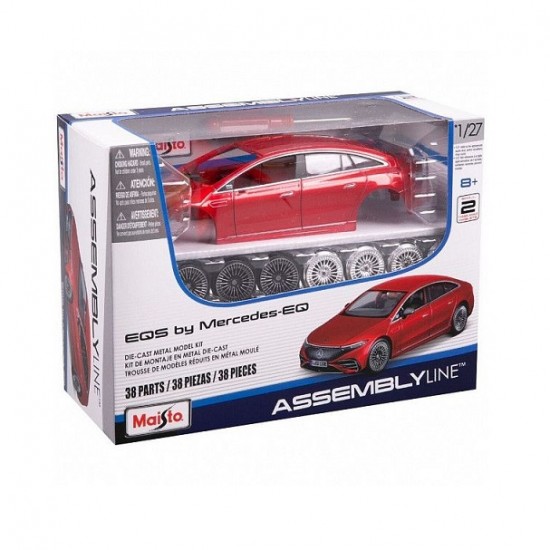 Сборная модель автомобиля Maisto 1:27 Mercedes-EQS by  (39261) red