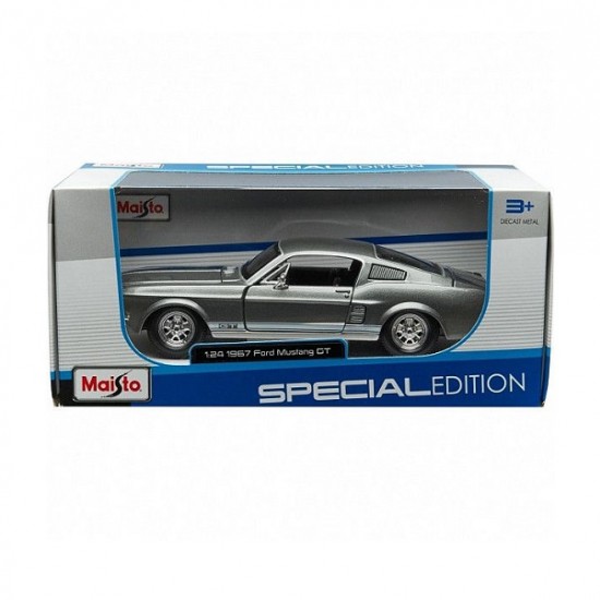 Автомобиль Maisto 1:24 Ford Mustang GT [1967] (31260) grey