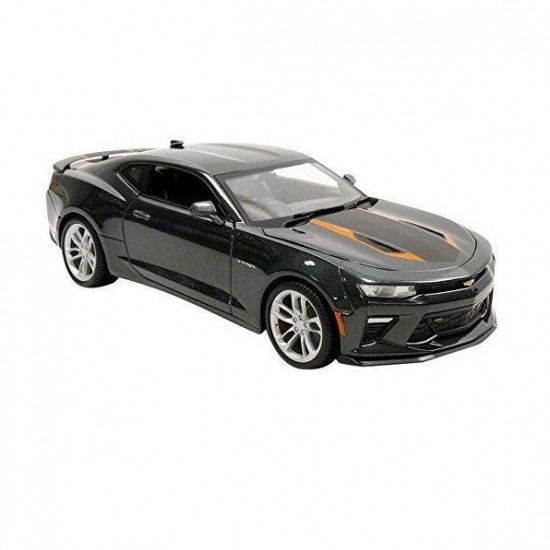Автомобиль Maisto 1:18 Chevrolet Camaro SS купе [2017] (31385) black/orange
