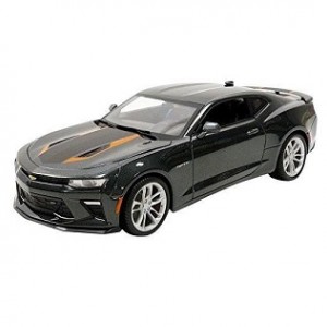 Автомобиль Maisto 1:18 Chevrolet Camaro SS купе [2017] (31385) black/orange