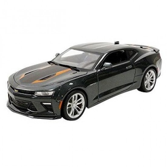 Автомобиль Maisto 1:18 Chevrolet Camaro SS купе [2017] (31385) black/orange