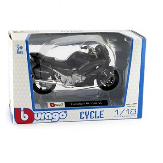 Мотоцикл Bburago 1:18 Yamaha FJR 1300 AS (18-51000 18-51085)