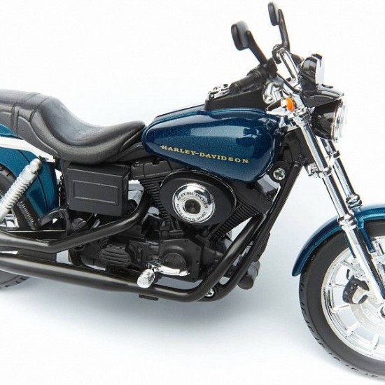 Мотоцикл Maisto 1:12 Harley-Davidson [2004] Dyna Super Glide Sport (32321) blue