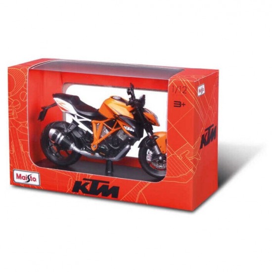 Мотоцикл Maisto 1:12 KTM 1290 Super Duke R (32710) orange (на подставке)