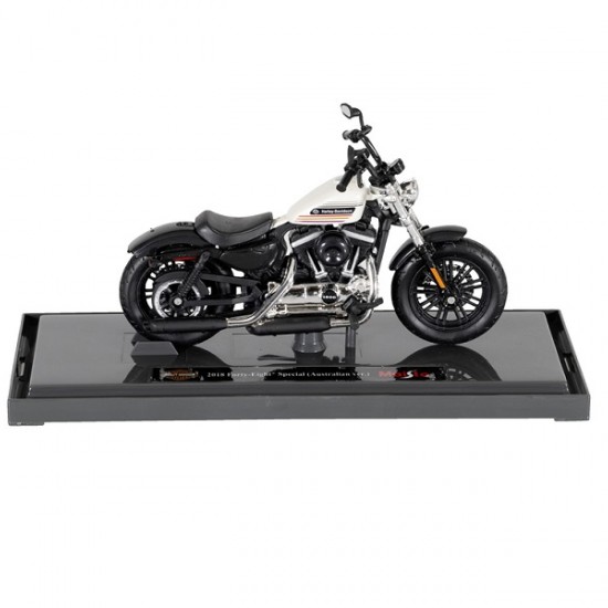 Мотоцикл Maisto 1:18 Harley-Davidson [2018] Forty-Eight Special (39360 20-18862) white