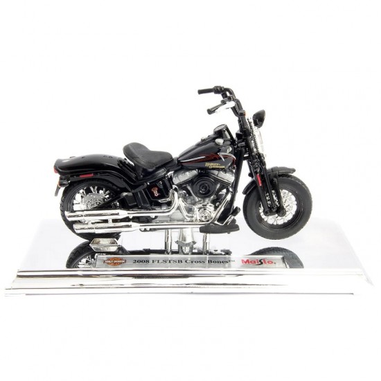 Мотоцикл Maisto 1:18 Harley-Davidson [2008] Cross Bones FLSTSB (39360 20-18867) black