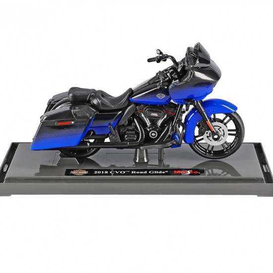 Мотоцикл Maisto 1:18 Harley-Davidson [2018] Road Glide CVO (39360 20-19136) blue