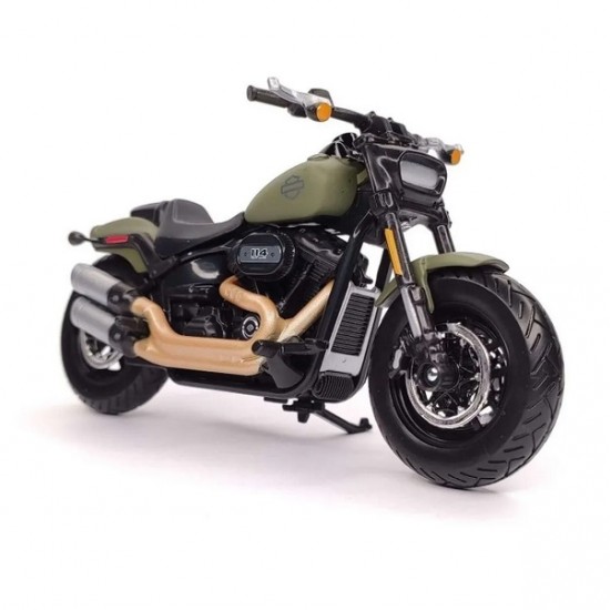 Мотоцикл Maisto 1:18 Harley-Davidson [2022] Fat Bob 114 (39360 20-21854) gren
