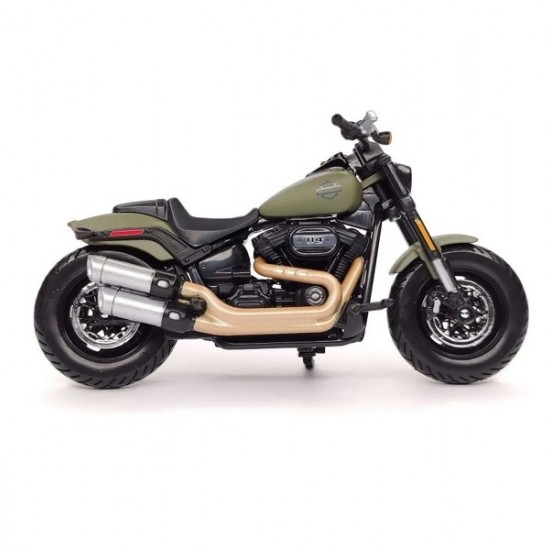 Мотоцикл Maisto 1:18 Harley-Davidson [2022] Fat Bob 114 (39360 20-21854) gren