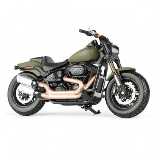 Мотоцикл Maisto 1:18 Harley-Davidson [2022] Fat Bob 114 (39360 20-21854) gren