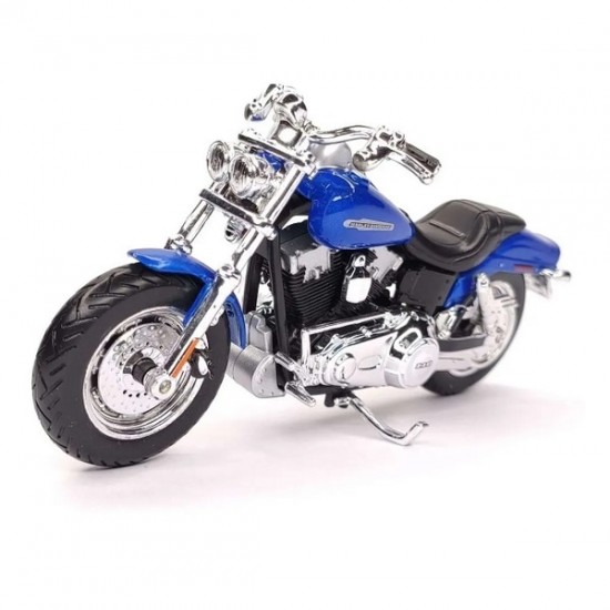 Мотоцикл Maisto 1:18 Harley-Davidson [2009] Fat Bob CVO FXDFSE (39360 20-21905) blue