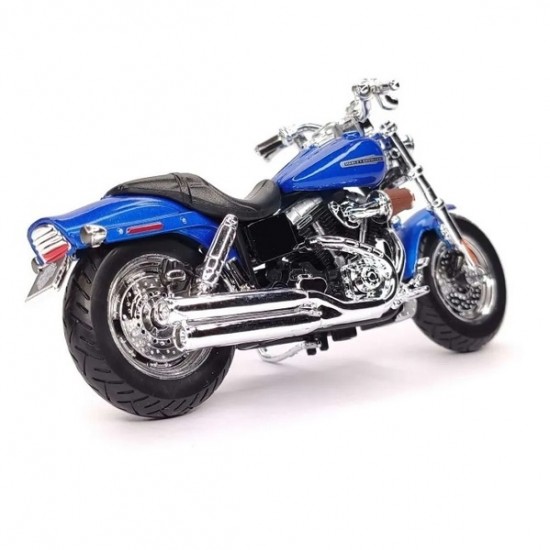 Мотоцикл Maisto 1:18 Harley-Davidson [2009] Fat Bob CVO FXDFSE (39360 20-21905) blue