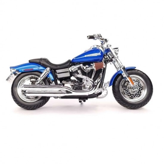 Мотоцикл Maisto 1:18 Harley-Davidson [2009] Fat Bob CVO FXDFSE (39360 20-21905) blue