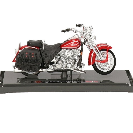 Мотоцикл Maisto 1:18 Harley-Davidson [1999] Heritage Softail Springer FLSTS (39360 20-21906) red