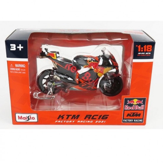 Мотоцикл Maisto 1:18 Red Bull KTM Factory Racing [2021] (34371) #33