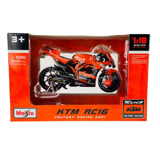 Мотоцикл Maisto 1:18 Tech3 KTM Factory Racing [2021] (34376) #9