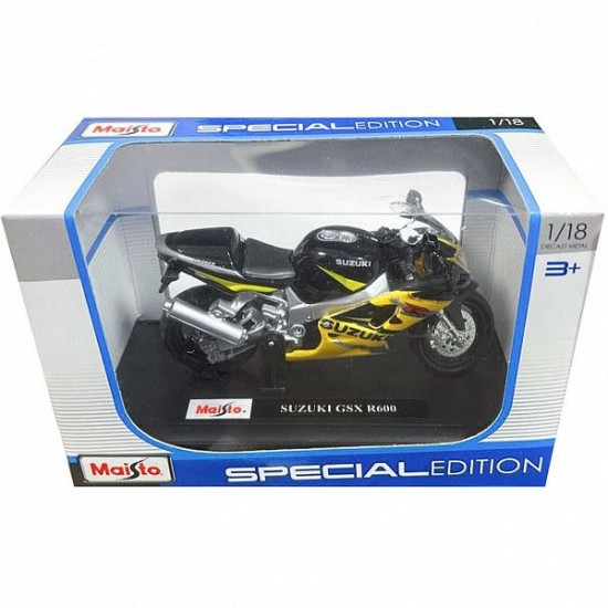 Мотоцикл Maisto 1:18 SUZUKI GSX R600 (39300)